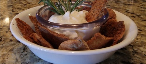 Homemade Garlic Pita Chips